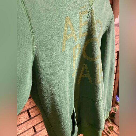 Green Aeropostale hoodie - Picture 4 of 6